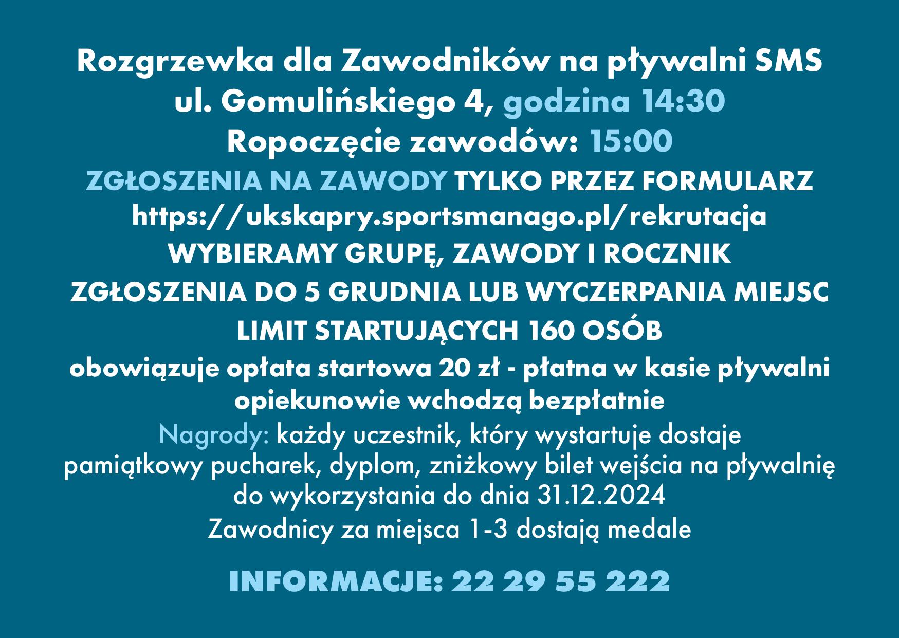 Mikolajkowe Zawody Plywackie A6 2024 v04 podglad obrazy 1